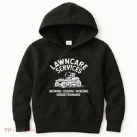 Lawn Care Services Zero Turn Mower Kids Hoodie thumb 0