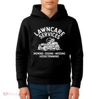 Lawn Care Services Zero Turn Mower Kids Hoodie thumb 4