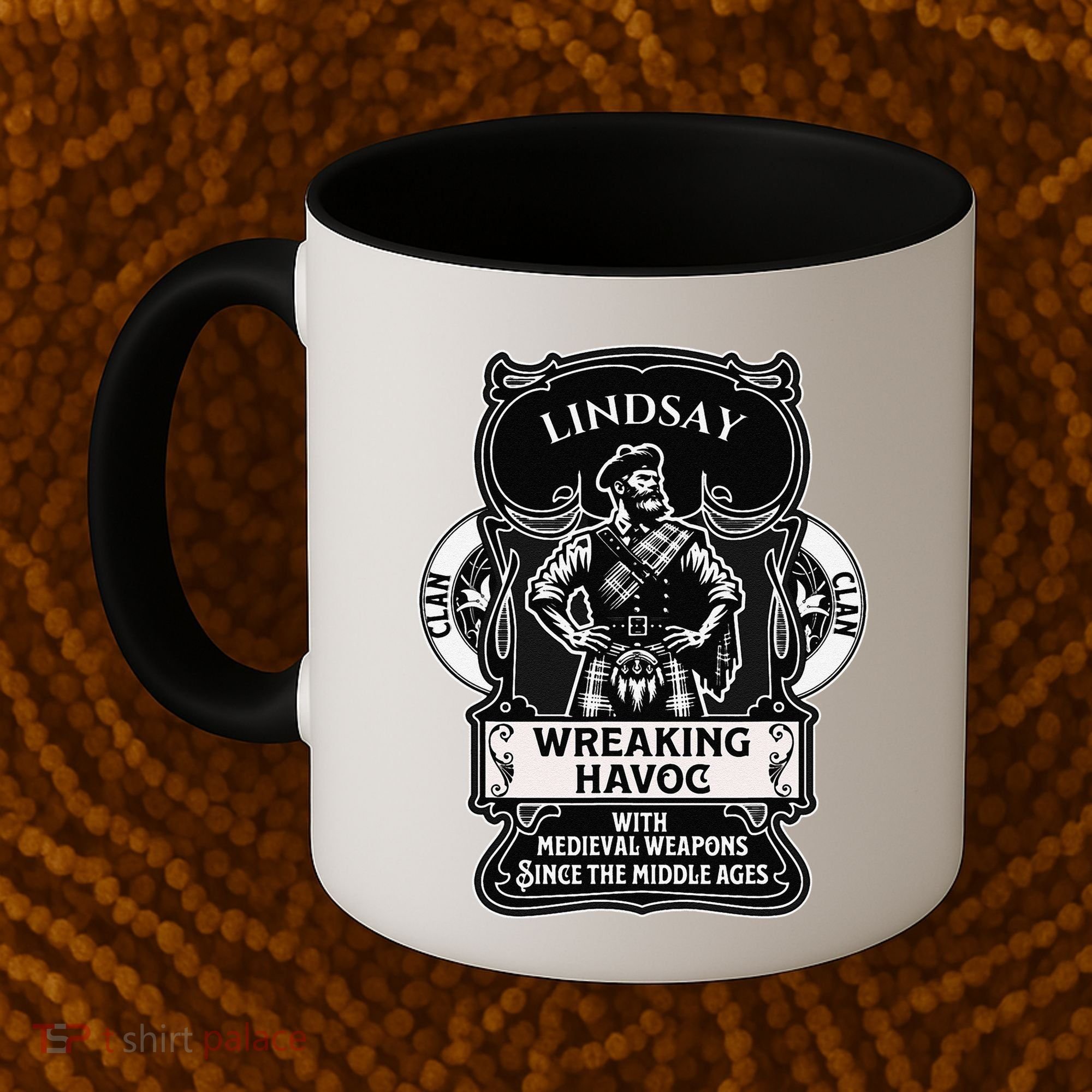 Lindsay Clan Scottish Havoc Gaelic Games Coffee Mug