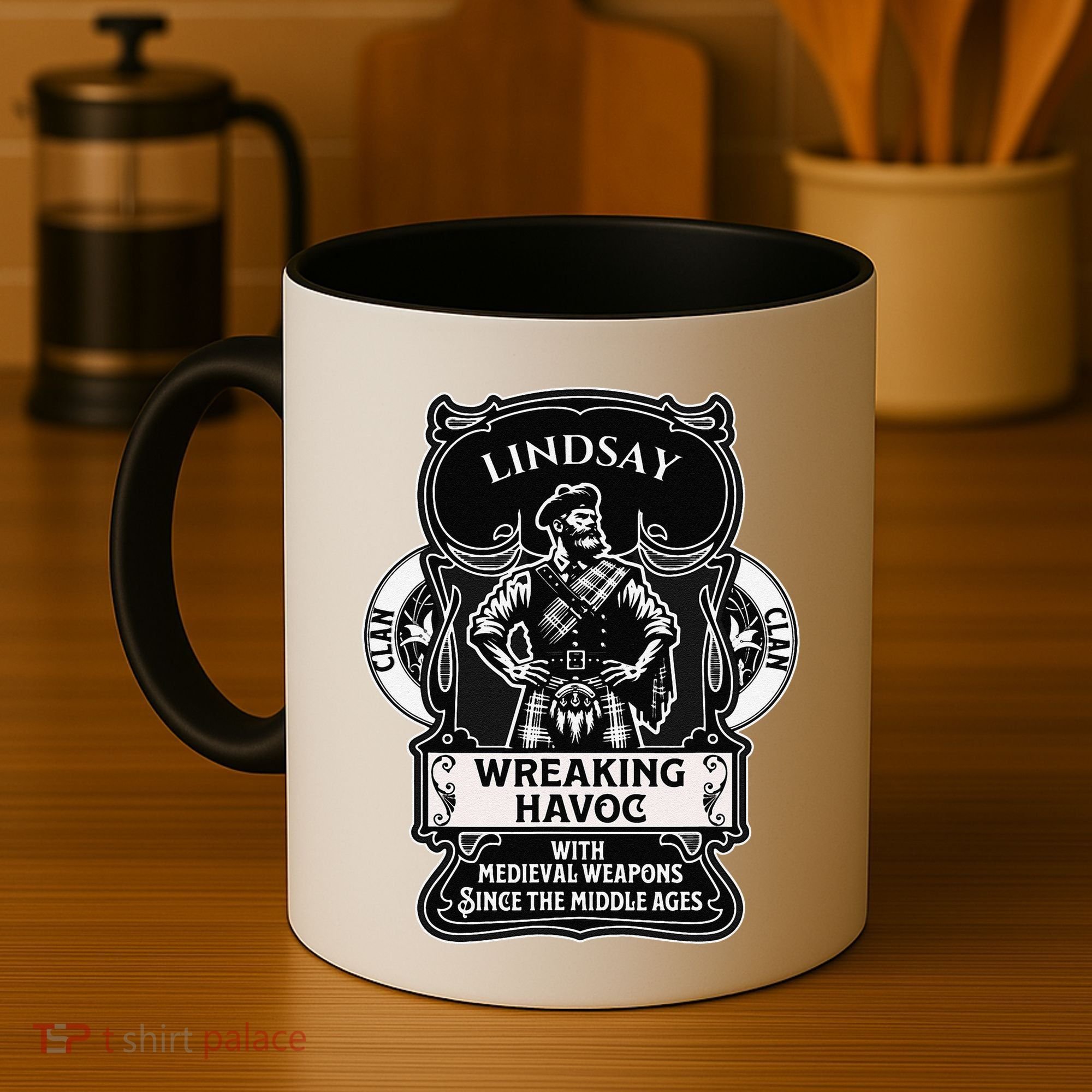 Lindsay Clan Scottish Havoc Gaelic Games Coffee Mug