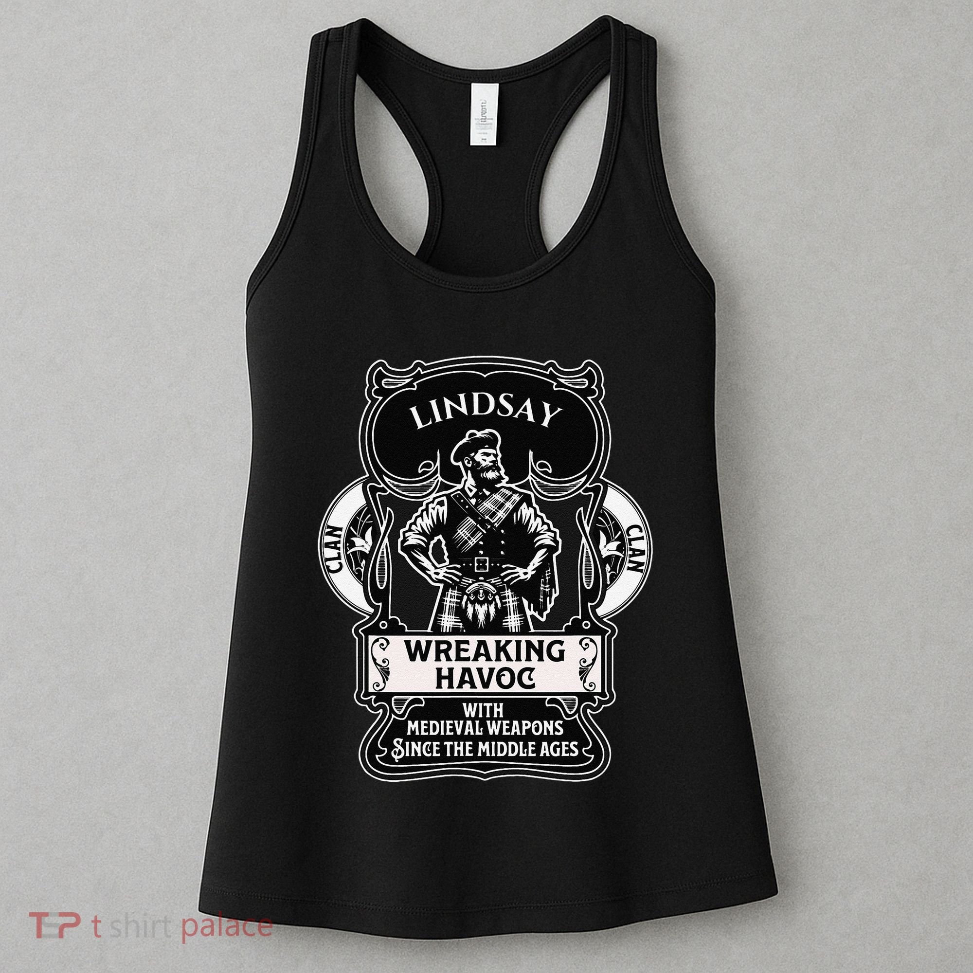 Lindsay Clan Scottish Havoc Gaelic Games Women's Tank Top