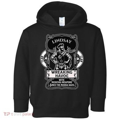 Lindsay Clan Scottish Havoc Gaelic Games Toddler Hoodie