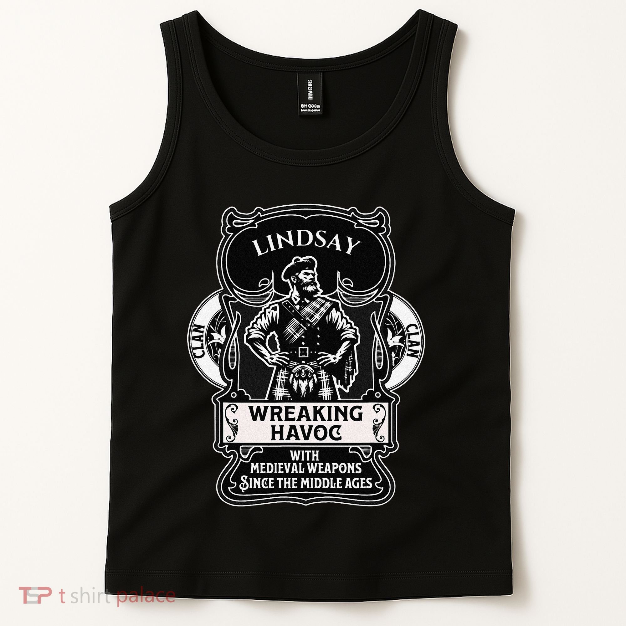 Lindsay Clan Scottish Havoc Gaelic Games Tank Top