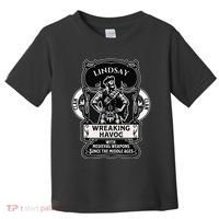 Lindsay Clan Scottish Havoc Gaelic Games Toddler T-Shirt thumb 0
