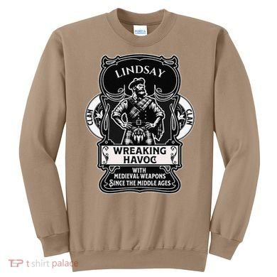 Lindsay Clan Scottish Havoc Gaelic Games Sweatshirt