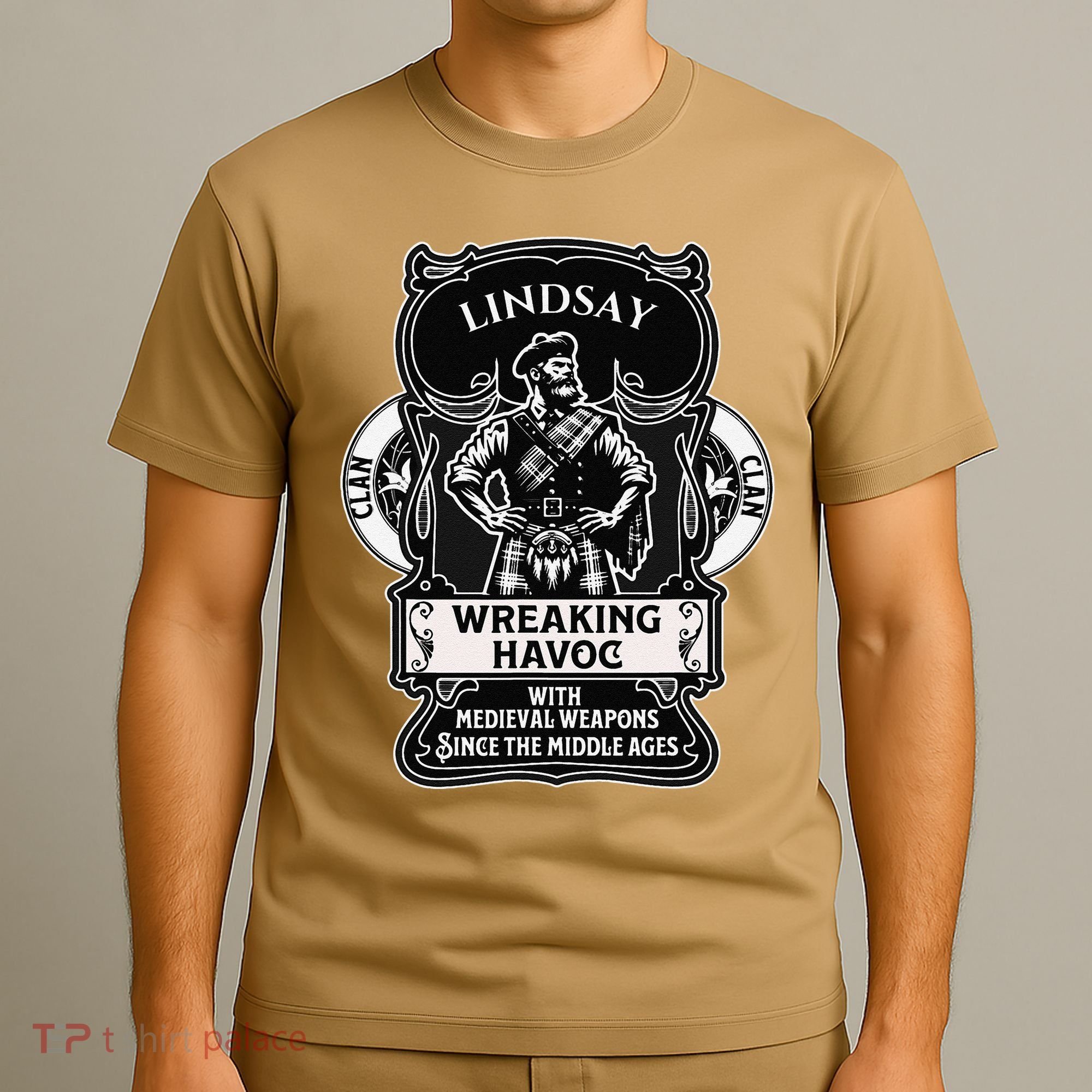 Lindsay Clan Scottish Havoc Gaelic Games T-Shirt