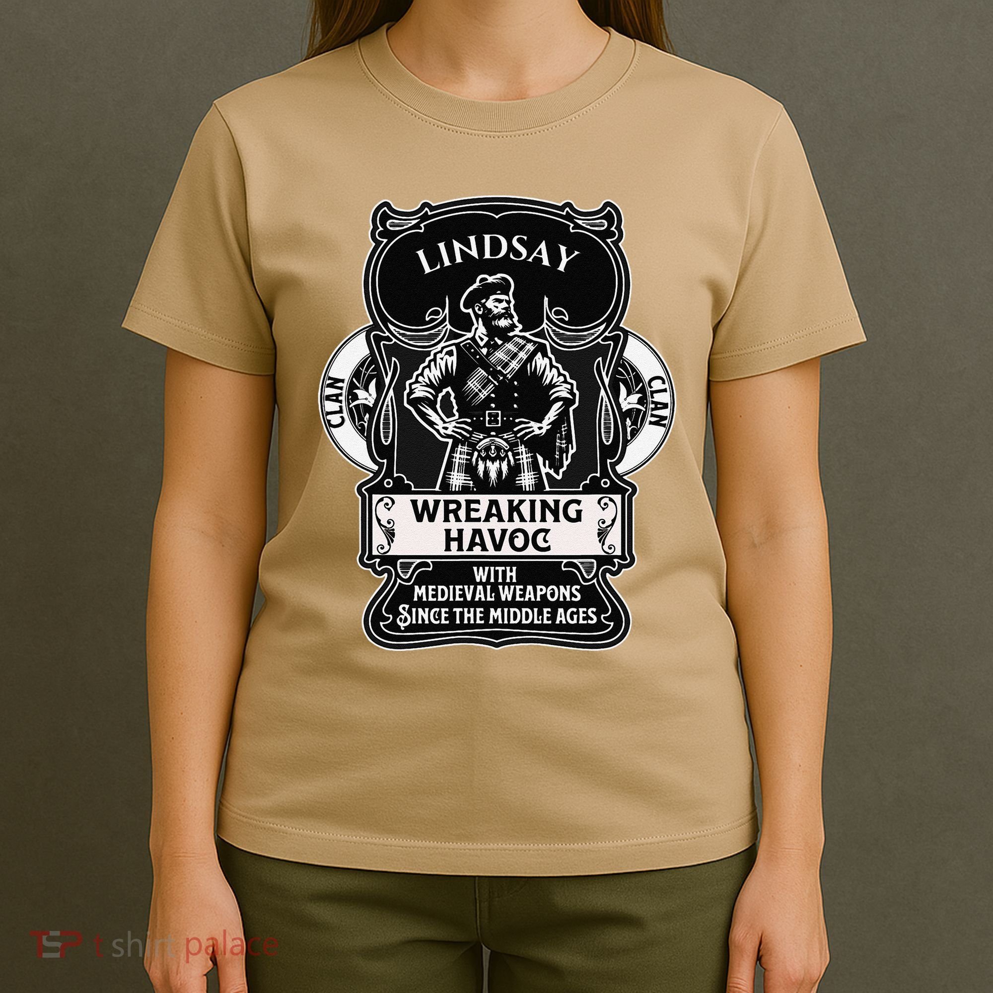 Lindsay Clan Scottish Havoc Gaelic Games T-Shirt