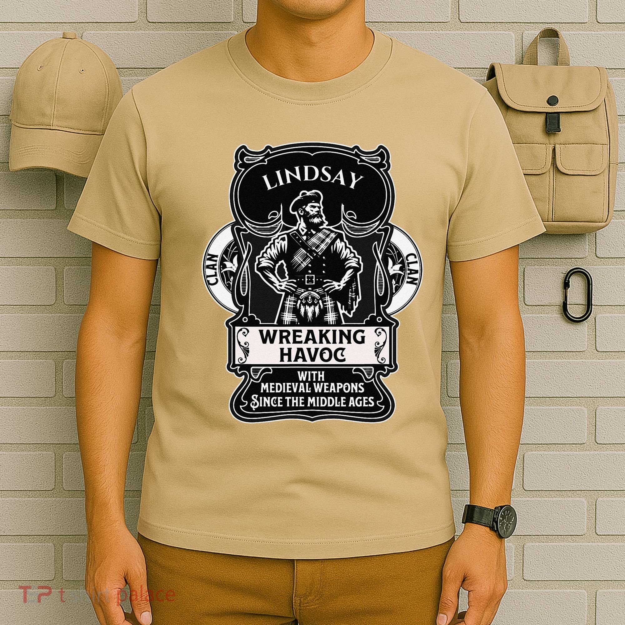 Lindsay Clan Scottish Havoc Gaelic Games T-Shirt