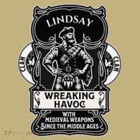 Lindsay Clan Scottish Havoc Gaelic Games T-Shirt thumb 7