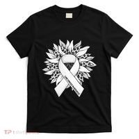 Lung Cancer Sunflower Lung Cancer Awareness T-Shirt thumb 0