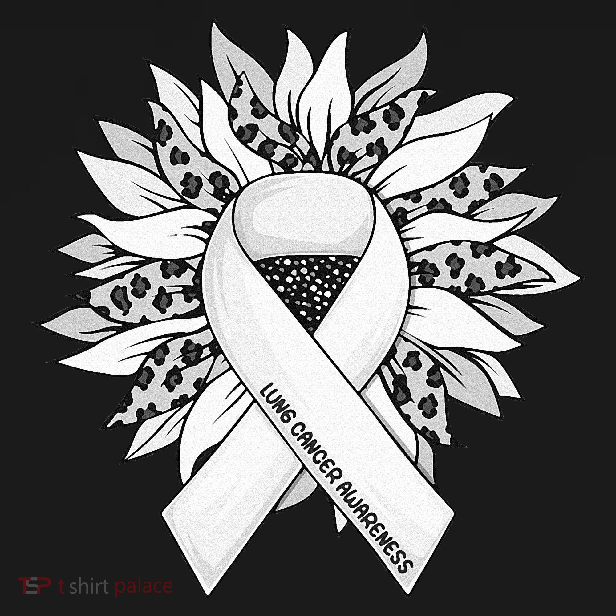 Lung Cancer Sunflower Lung Cancer Awareness Women's Hoodie