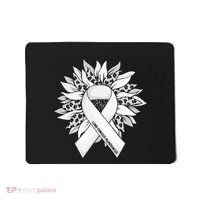 Lung Cancer Sunflower Lung Cancer Awareness Mousepad thumb 0