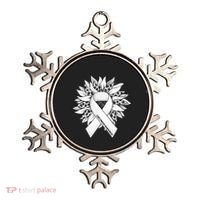 Lung Cancer Sunflower Lung Cancer Awareness Ornament thumb 0