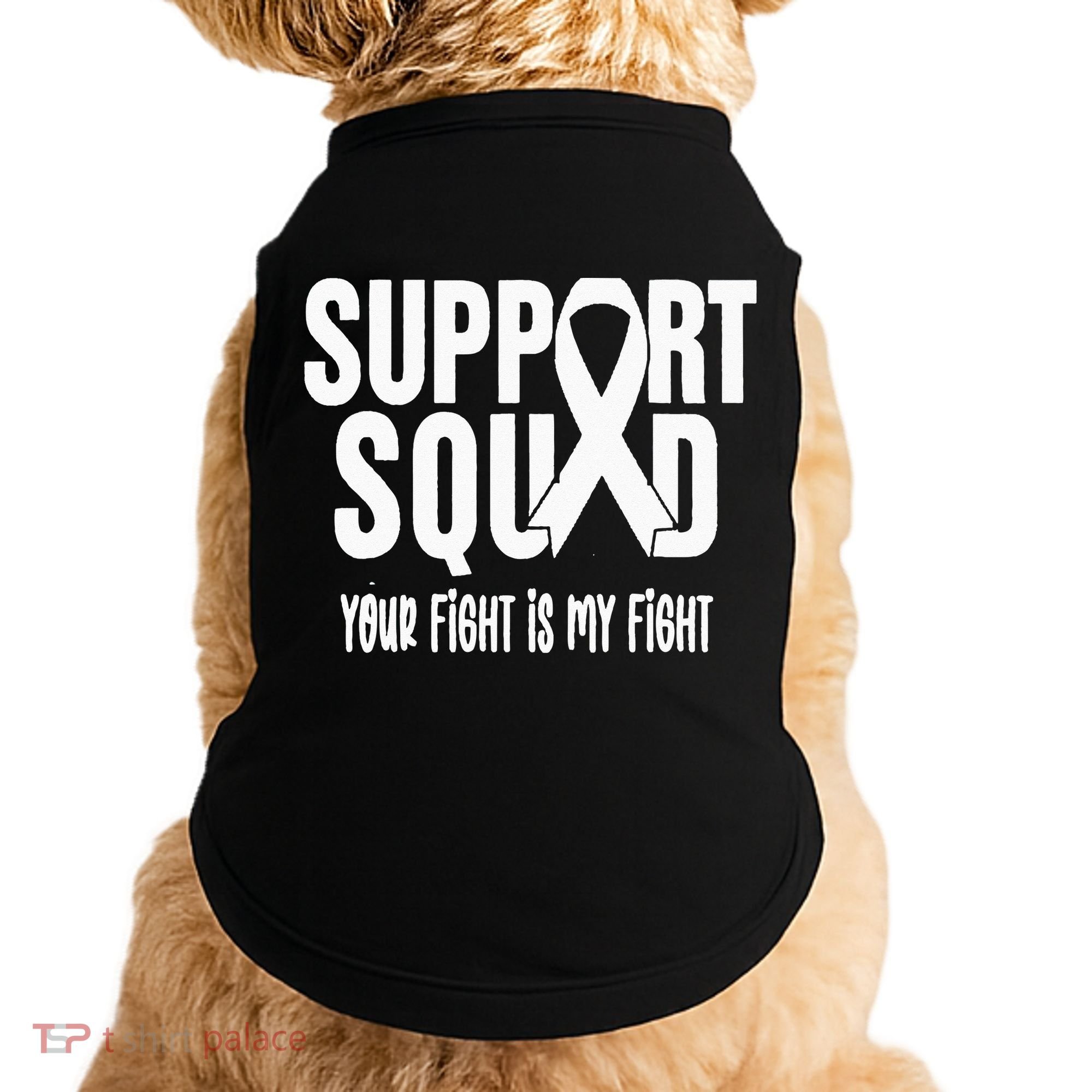 Lung Cancer Support Squad Lung Cancer Awareness Doggie Tank