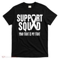 Lung Cancer Support Squad Lung Cancer Awareness T-Shirt thumb 0