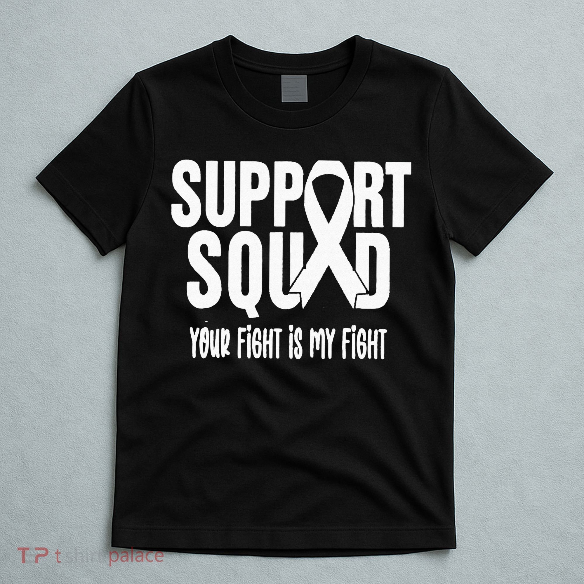 Lung Cancer Support Squad Lung Cancer Awareness T-Shirt