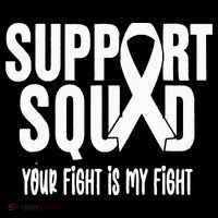 Lung Cancer Support Squad Lung Cancer Awareness T-Shirt thumb 7