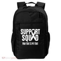 Lung Cancer Support Squad Lung Cancer Awareness Backpack thumb 0