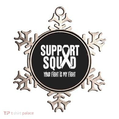 Lung Cancer Support Squad Lung Cancer Awareness Ornament