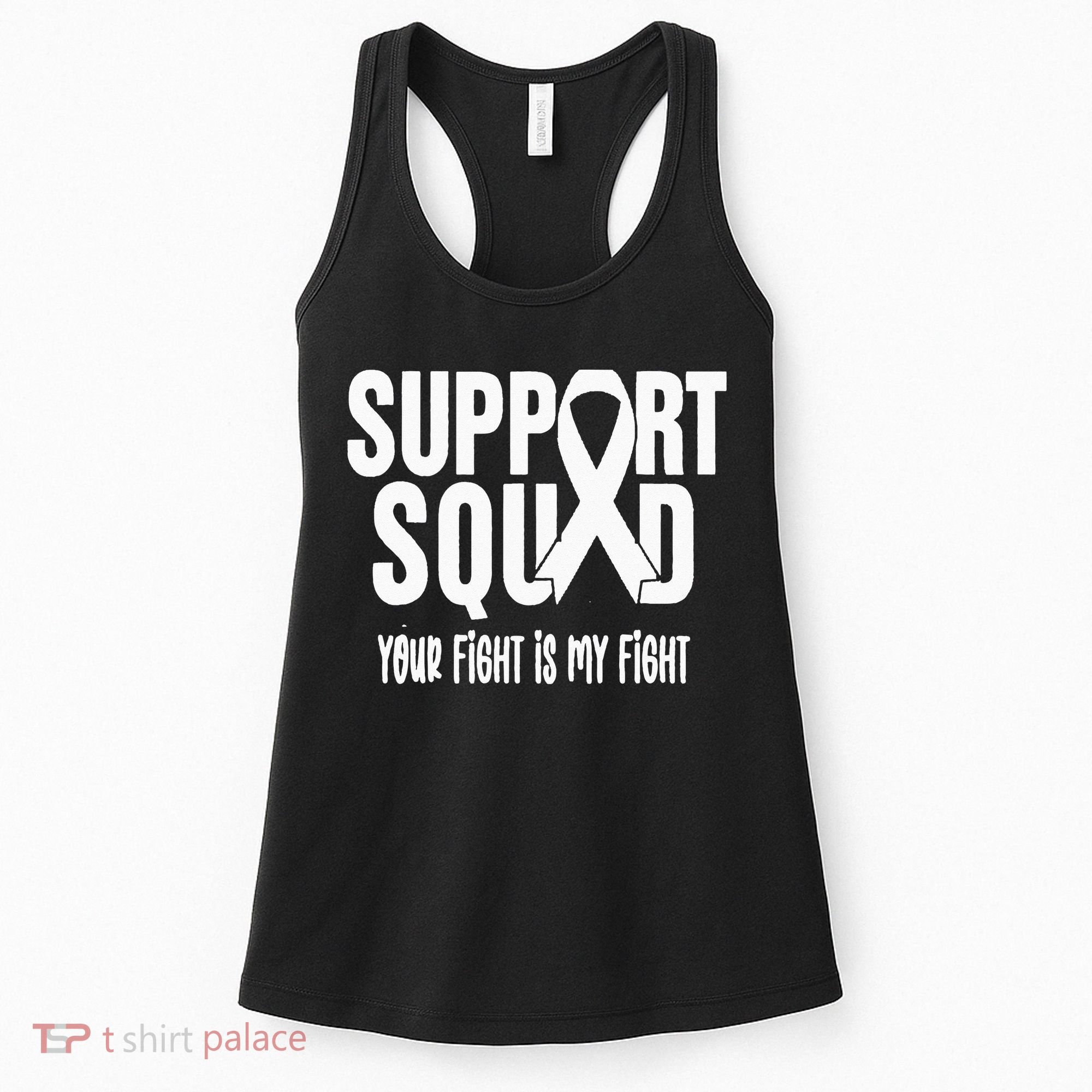 Lung Cancer Support Squad Lung Cancer Awareness Women's Tank Top