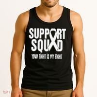 Lung Cancer Support Squad Lung Cancer Awareness Tank Top thumb 3