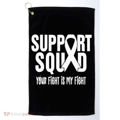 Lung Cancer Support Squad Lung Cancer Awareness Golf Towel