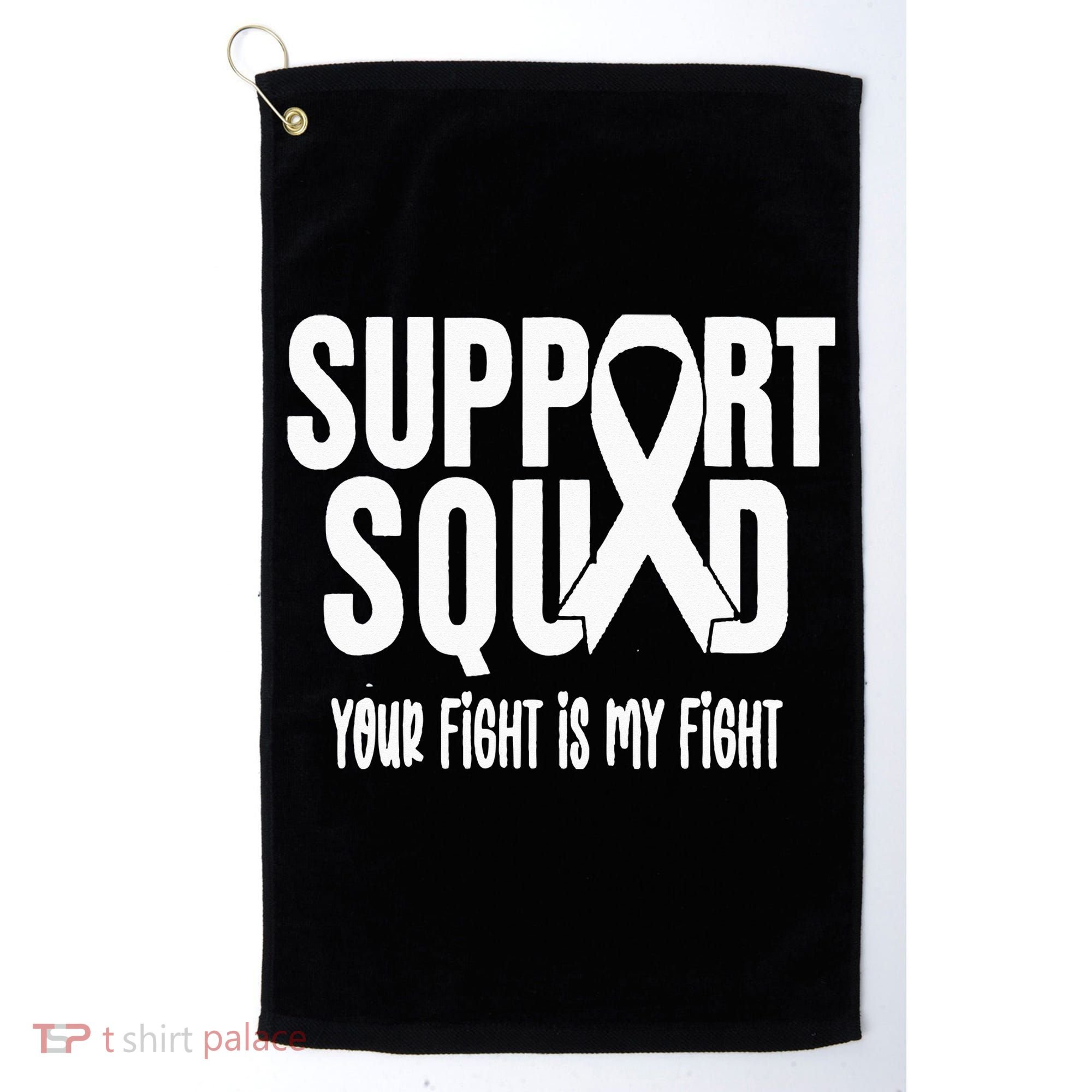 Lung Cancer Support Squad Lung Cancer Awareness Golf Towel