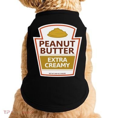 Lazy Costume S Peanut Butter Extra Creamy For Halloween Doggie Tank