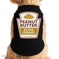 Lazy Costume S Peanut Butter Extra Creamy For Halloween Doggie Tank thumb 0