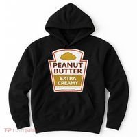 Lazy Costume S Peanut Butter Extra Creamy For Halloween Hoodie thumb 0