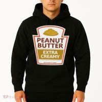 Lazy Costume S Peanut Butter Extra Creamy For Halloween Hoodie thumb 2