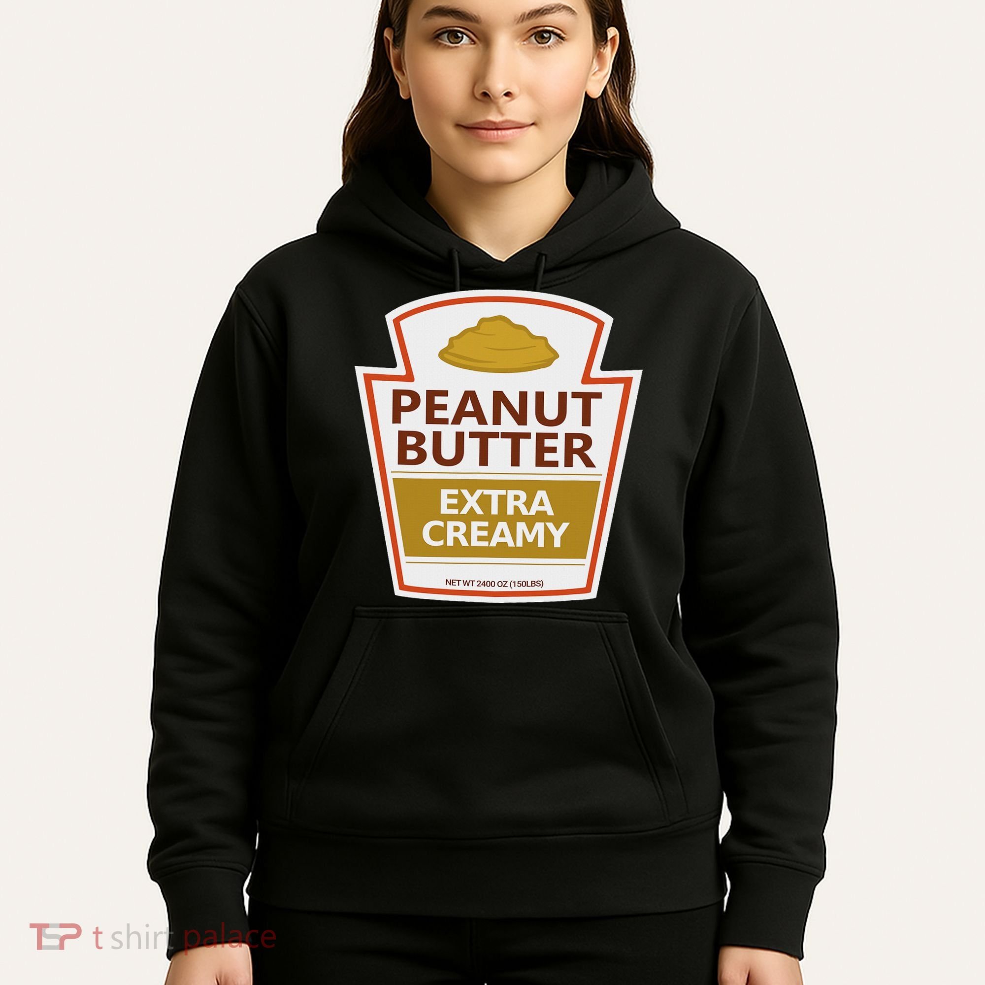 Lazy Costume S Peanut Butter Extra Creamy For Halloween Hoodie