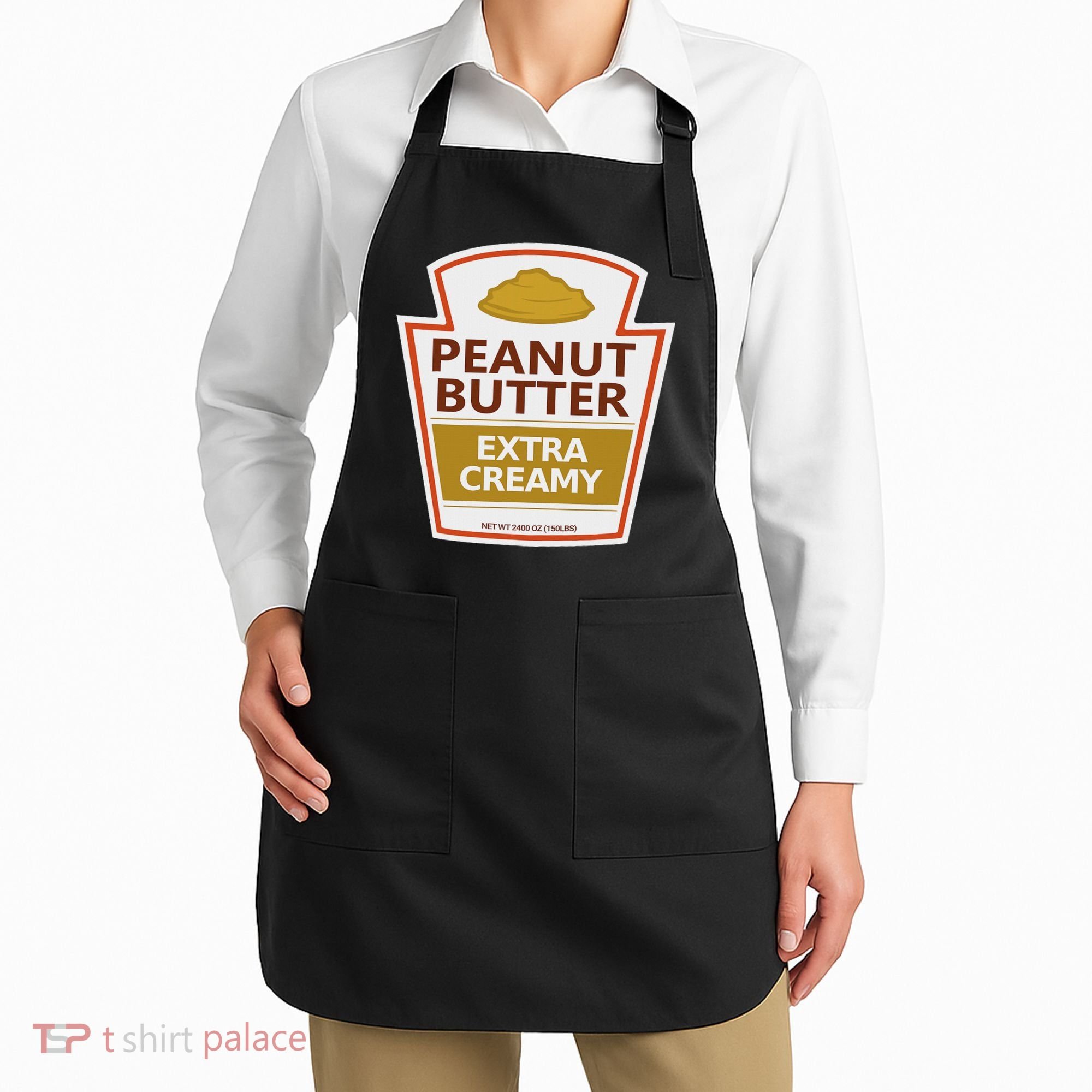 Lazy Costume S Peanut Butter Extra Creamy For Halloween Apron