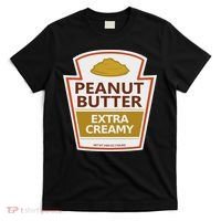 Lazy Costume S Peanut Butter Extra Creamy For Halloween T-Shirt thumb 0