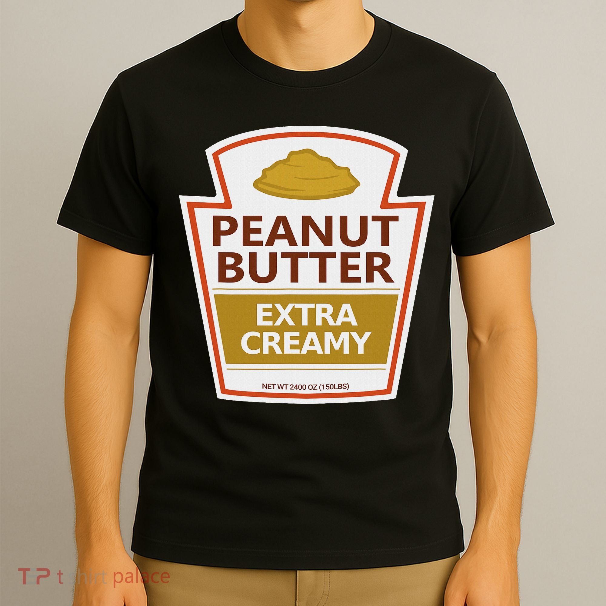 Lazy Costume S Peanut Butter Extra Creamy For Halloween T-Shirt
