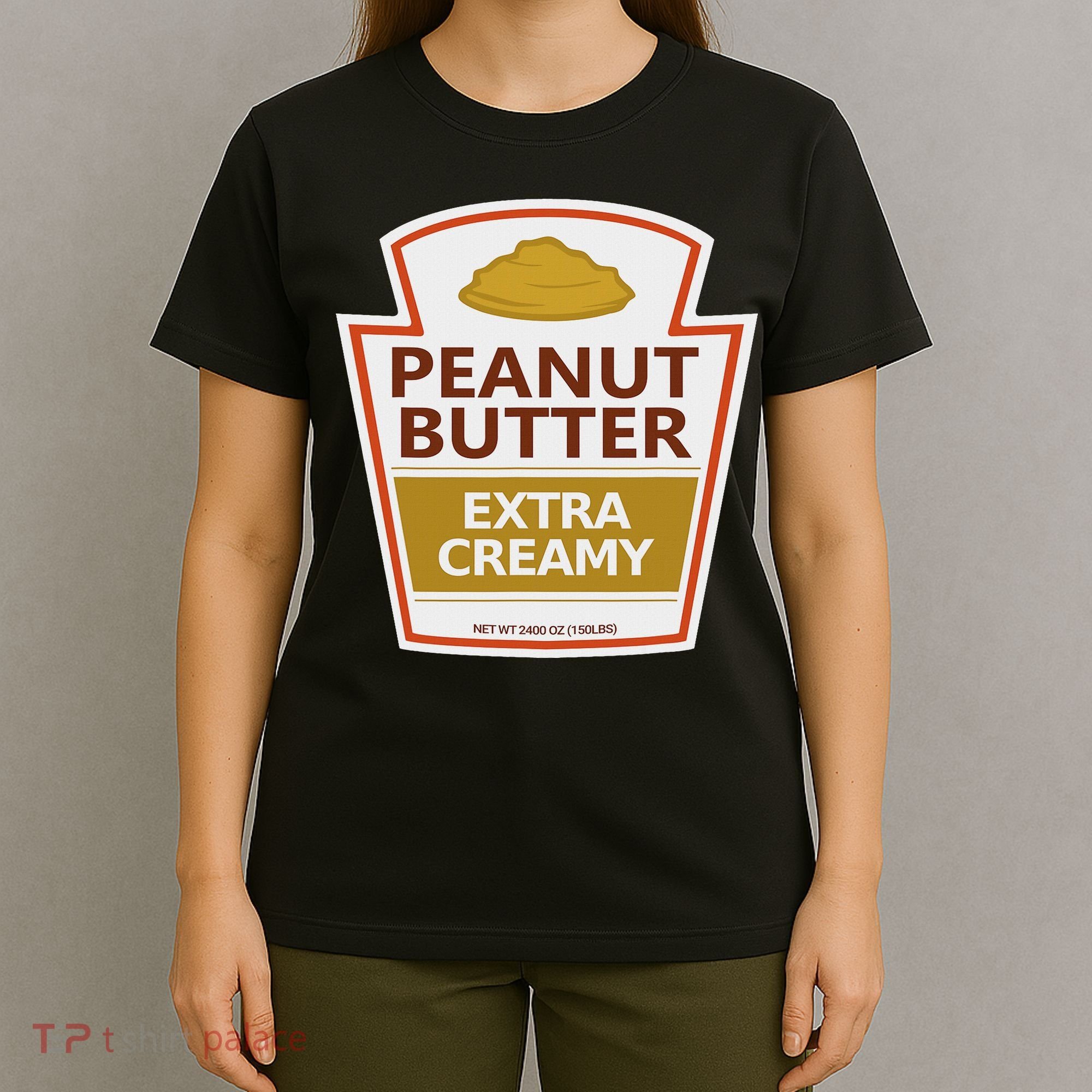 Lazy Costume S Peanut Butter Extra Creamy For Halloween T-Shirt
