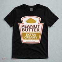 Lazy Costume S Peanut Butter Extra Creamy For Halloween T-Shirt thumb 5