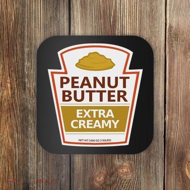 Lazy Costume S Peanut Butter Extra Creamy For Halloween Coaster