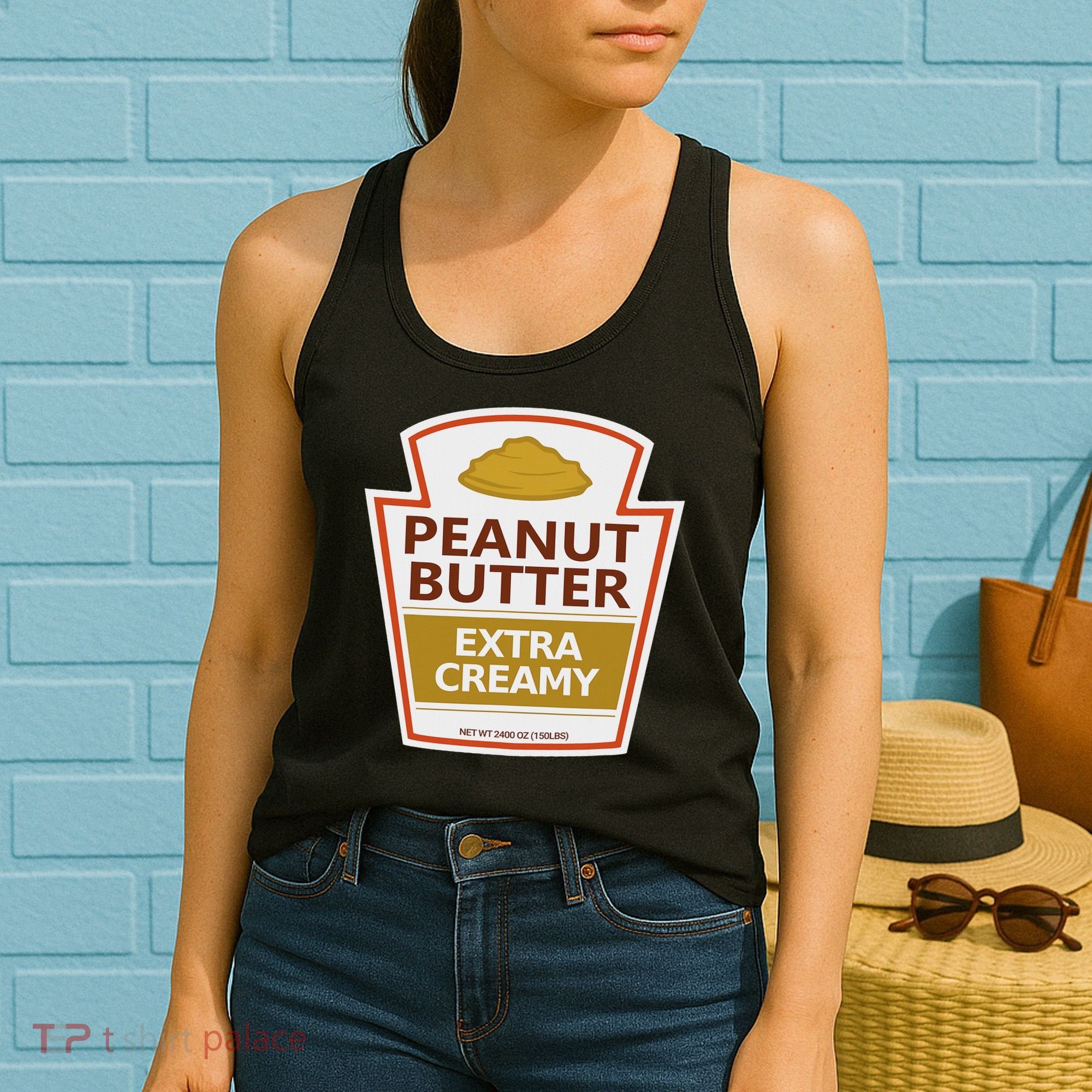 Lazy Costume S Peanut Butter Extra Creamy For Halloween Women's Tank Top