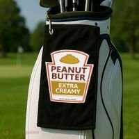 Lazy Costume S Peanut Butter Extra Creamy For Halloween Golf Towel thumb 2