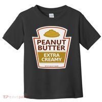 Lazy Costume S Peanut Butter Extra Creamy For Halloween Toddler T-Shirt thumb 0