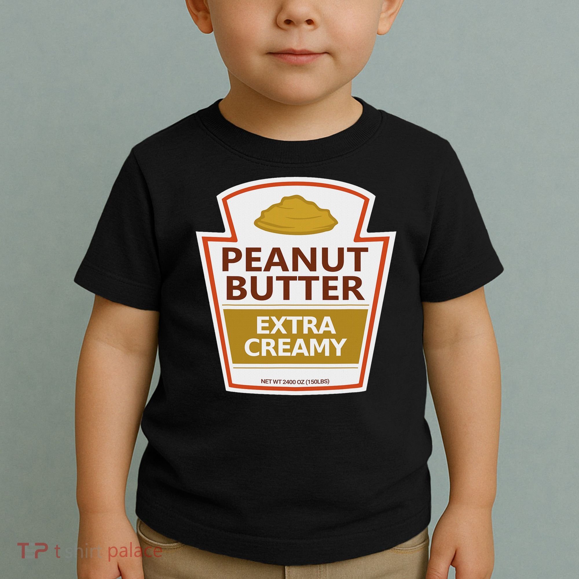 Lazy Costume S Peanut Butter Extra Creamy For Halloween Toddler T-Shirt