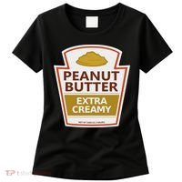 Lazy Costume S Peanut Butter Extra Creamy For Halloween Women's T-Shirt thumb 0