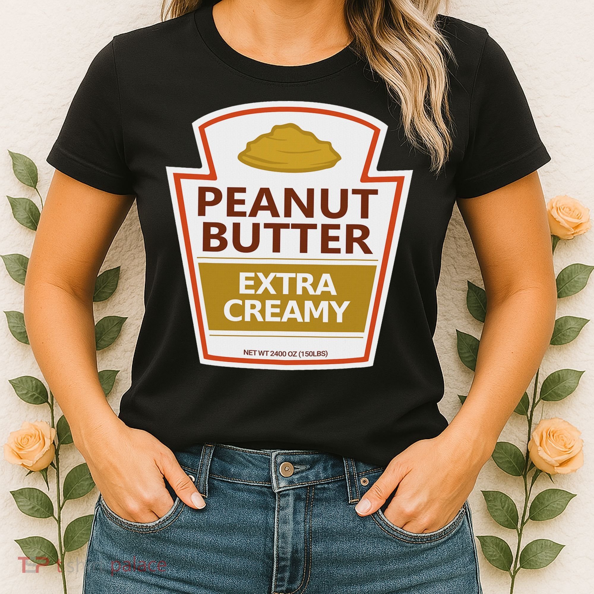 Lazy Costume S Peanut Butter Extra Creamy For Halloween Women's T-Shirt
