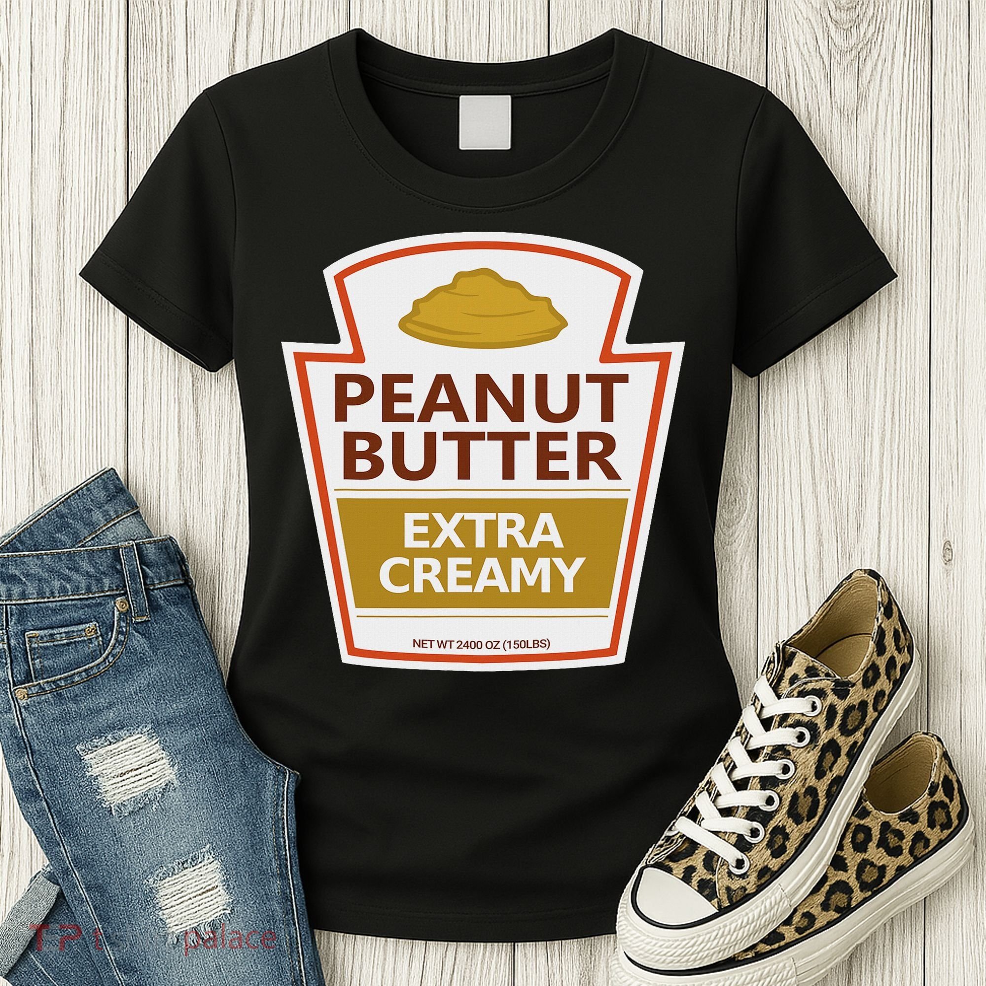 Lazy Costume S Peanut Butter Extra Creamy For Halloween Women's T-Shirt