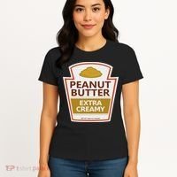 Lazy Costume S Peanut Butter Extra Creamy For Halloween Women's T-Shirt thumb 4