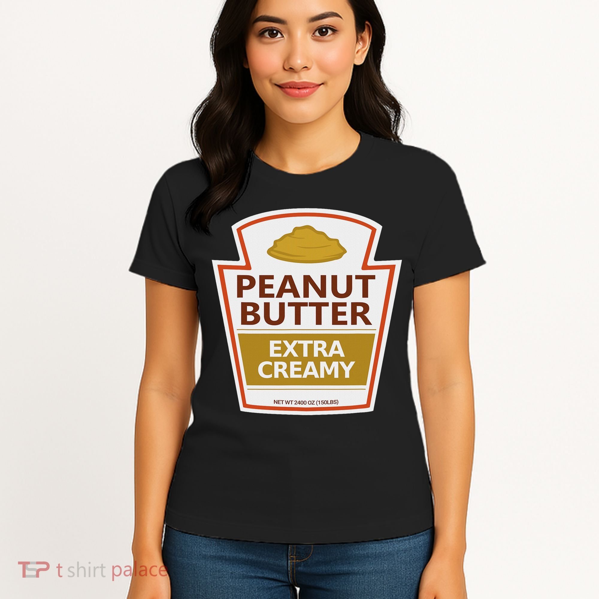 Lazy Costume S Peanut Butter Extra Creamy For Halloween Women's T-Shirt