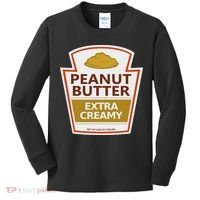 Lazy Costume S Peanut Butter Extra Creamy For Halloween Kids Long Sleeve Shirt thumb 0