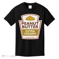 Lazy Costume S Peanut Butter Extra Creamy For Halloween Kids T-Shirt thumb 0