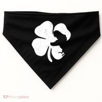 Lucky Clover St Patrick's Dinosaur USA-Made Doggie Bandana thumb 0